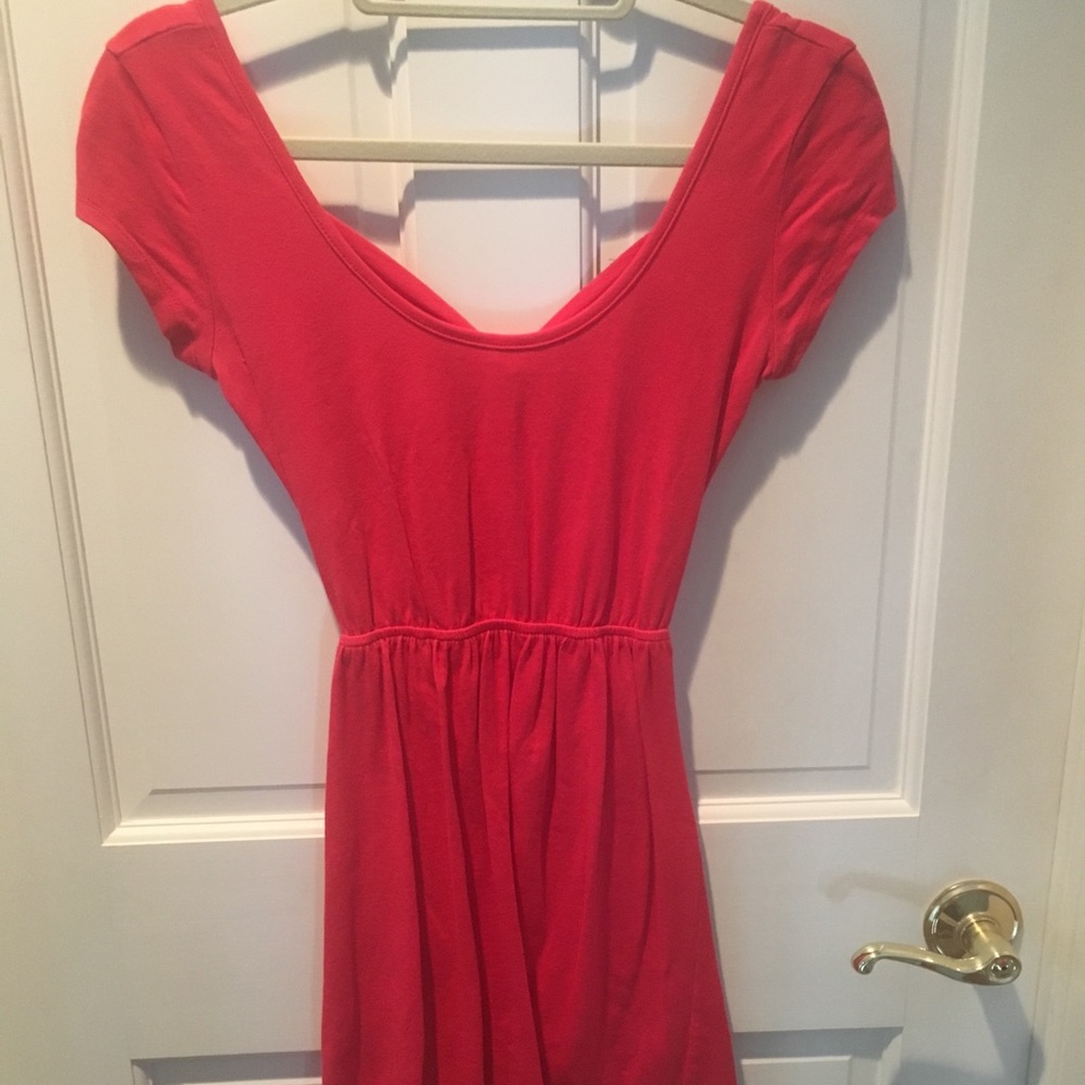 Pink casual dress
